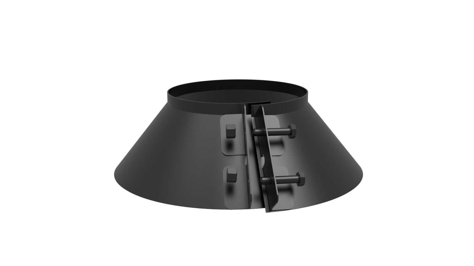 Фланец ф 350, AISI 439/0,5мм, h=60мм (черный 1000)
